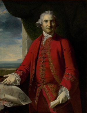 Sir Joshua Reynolds painted this portrait of Col. Isaac Barre. Image courtesy of Colonial Williamsburg Foundation.